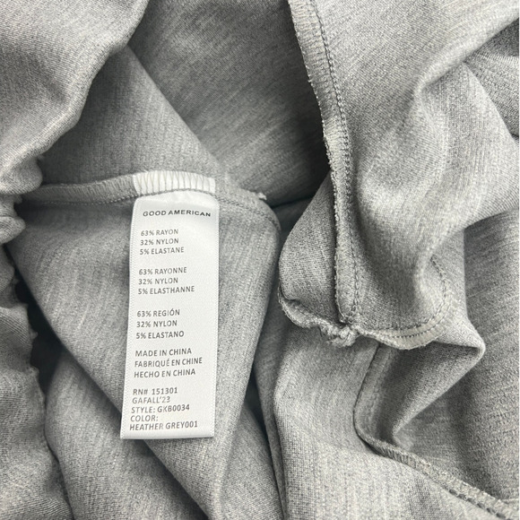 Good American Ponte Stirrup Legging in Heather Grey001 size 2XL - Picture 7 of 7